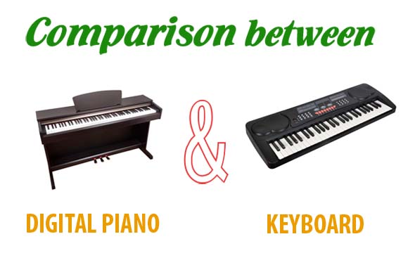 تفاوت بین کیبورد و پیانو دیجیتال